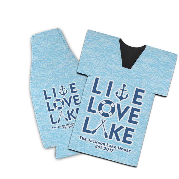 Custom Live Love Lake Bottle Cooler (Personalized)