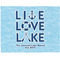 Live Love Lake Burlap Placemat