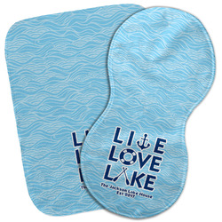 Live Love Lake Burp Cloth (Personalized)