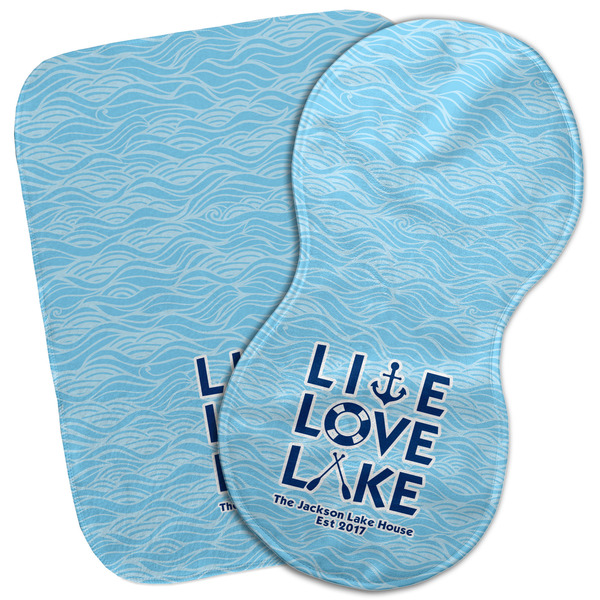 Custom Live Love Lake Burp Cloth (Personalized)