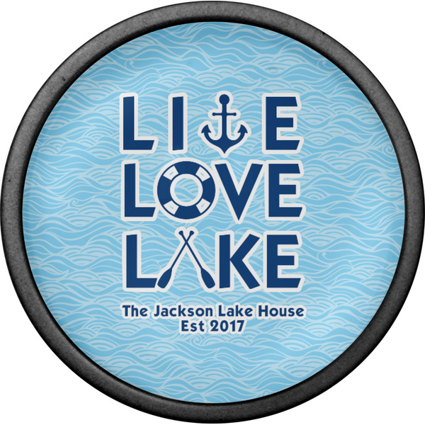 Live Love Lake Cabinet Knob - Black - Front