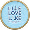 Live Love Lake Cabinet Knob - Gold - Front