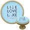 Live Love Lake Cabinet Knob - Gold - Multi Angle