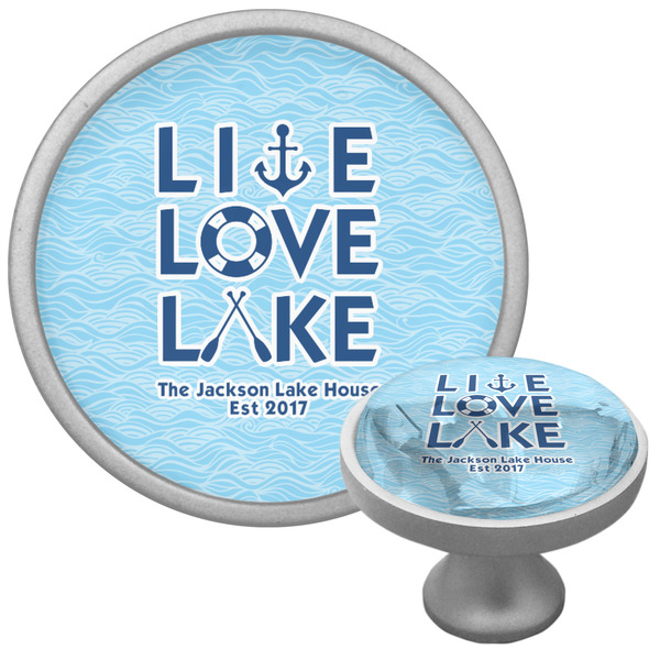 Custom Live Love Lake Cabinet Knob (Personalized)