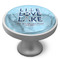 Live Love Lake Cabinet Knob - Nickel - Side