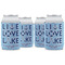 Live Love Lake Can Cooler (12 oz) - Set of 4 w/ Name or Text