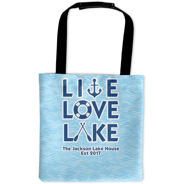 Custom Live Love Lake Auto Back Seat Organizer Bag (Personalized)