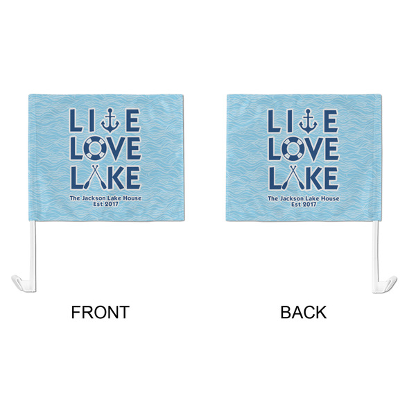 Live Love Lake Car Flag - Large - APPROVAL
