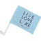 Live Love Lake Car Flag w/ Pole
