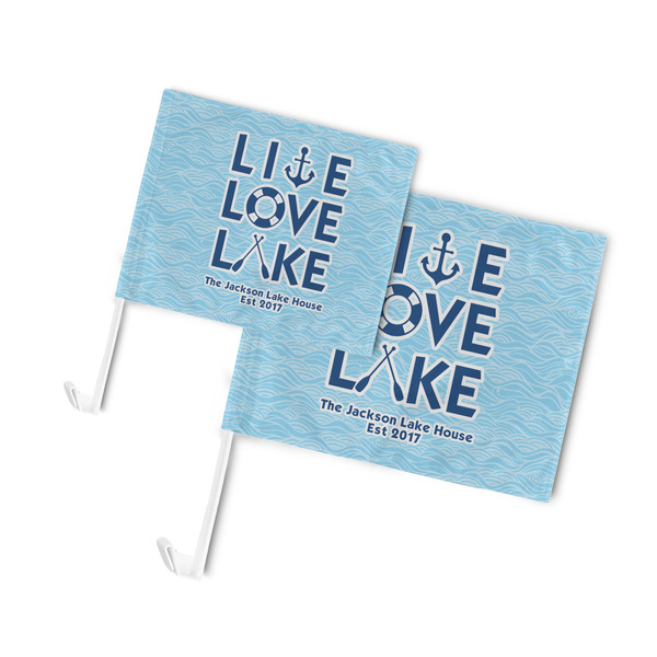 Live Love Lake Car Flags - PARENT MAIN (both sizes)