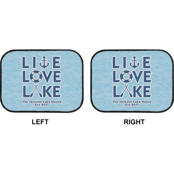 Live Love Lake Car Floor Mats (Back Seat) (Approval)