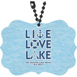 Live Love Lake Rear View Mirror Decor (Personalized)