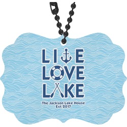 Live Love Lake Rear View Mirror Decor (Personalized)
