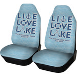 Live Love Lake Car Seat Covers (Set of Two) (Personalized)