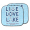 Live Love Lake Car Sun Shade - Two Piece (Personalized)