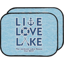 Live Love Lake Car Floor Mats (Back Seat) (Personalized)