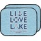 Live Love Lake Car Floor Mats (Back Seat) (Personalized)