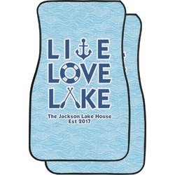 Live Love Lake Car Floor Mats (Personalized)