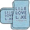 Live Love Lake Car Floor Mats Set - 2 Front & 2 Back (Personalized)