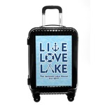 Live Love Lake Carry On Hard Shell Suitcase (Personalized)