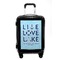 Live Love Lake Carry On Hard Shell Suitcase - Front