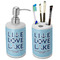Live Love Lake Ceramic Bathroom Accessories