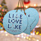 Live Love Lake Ceramic Flat Ornament - PARENT