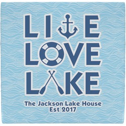 Live Love Lake Ceramic Tile Hot Pad (Personalized)