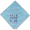 Live Love Lake Cloth Dinner Napkin - Single w/ Name or Text