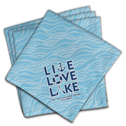 Live Love Lake Cloth Napkins (Set of 4) (Personalized)