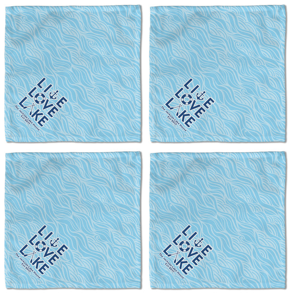 Live Love Lake Cloth Napkins - Personalized Lunch (APPROVAL) Set of 4