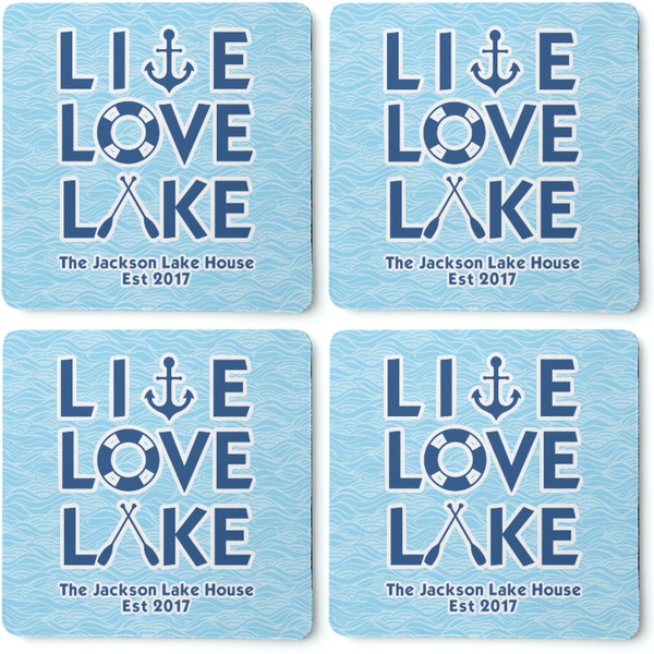 Live Love Lake Coaster Rubber Back - Apvl