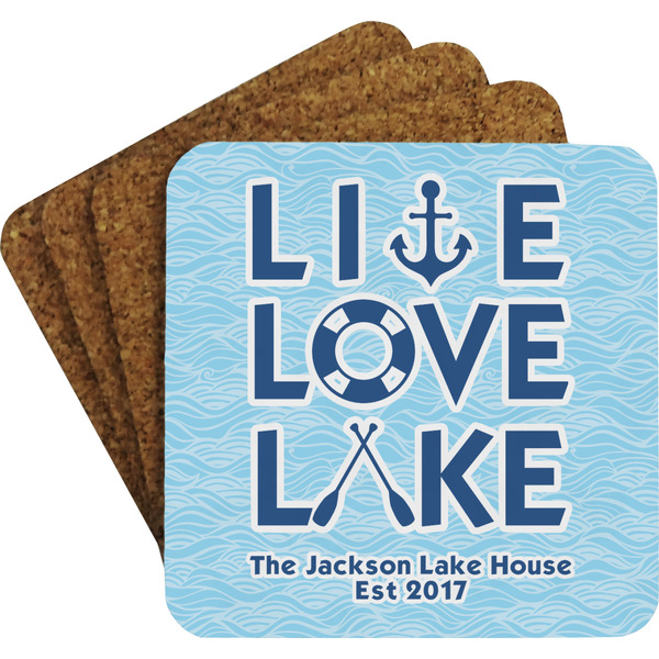 Live Love Lake Coaster Set (Personalized)