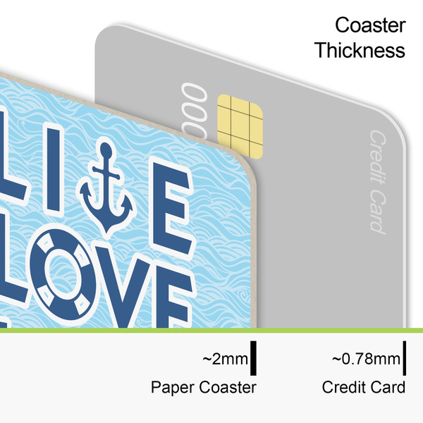 Live Love Lake Coaster Thickness