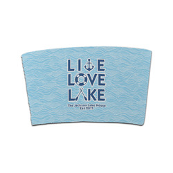 Live Love Lake Coffee Cup Sleeve (Personalized)