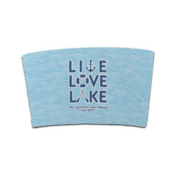 Live Love Lake Coffee Cup Sleeve (Personalized)