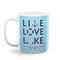 Live Love Lake Coffee Mug - 11 oz - White