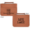 Live Love Lake Cognac Leatherette Bible Covers - Small Double Sided Apvl