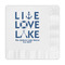Live Love Lake Embossed Decorative Napkins (Personalized)