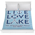 Live Love Lake Comforter - Full / Queen (Personalized)