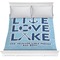 Live Love Lake Comforter - Full / Queen (Personalized)