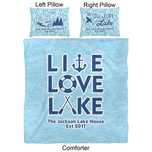 Live Love Lake Comforter Set - Queen - Approval