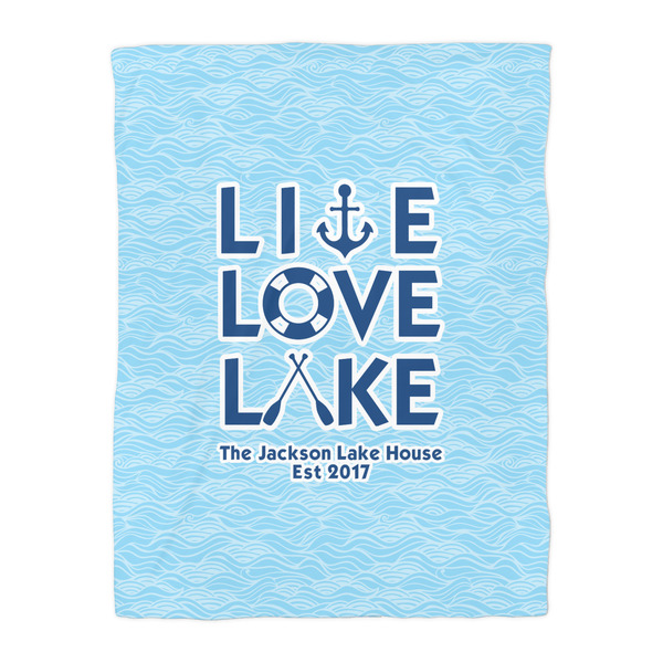 Live Love Lake Comforter - Twin - Front