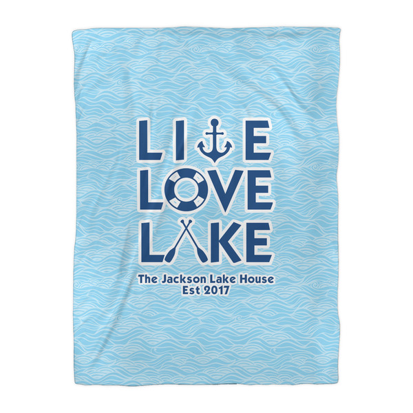 Live Love Lake Comforter - Twin XL - Front