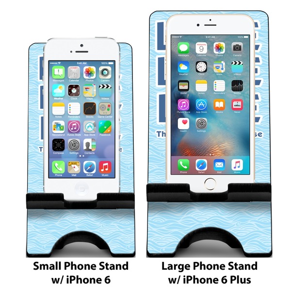 Live Love Lake Compare Phone Stand Sizes - with iPhones