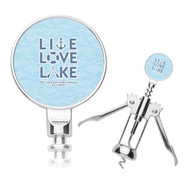Custom Live Love Lake Corkscrew (Personalized)