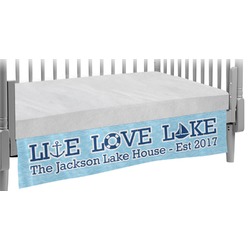 Live Love Lake Crib Skirt (Personalized)