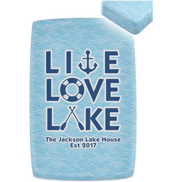 Live Love Lake Crib Fitted Sheet - Apvl