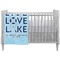 Live Love Lake Crib Comforter / Quilt (Personalized)