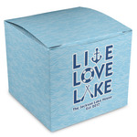 Live Love Lake Cube Favor Gift Boxes (Personalized)
